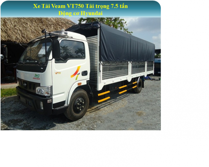 VEAM VT750 7t5 thùng 5m2 giá tốt