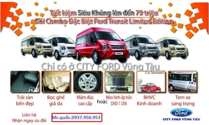 FORD TRANSIT ,  giao xe ngay
