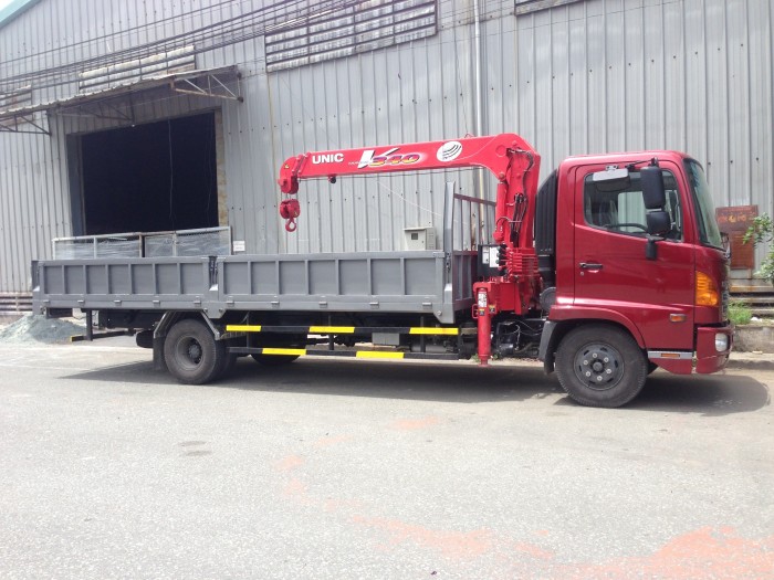 Xe Hino Fc 6,4t gắn cẩu unic