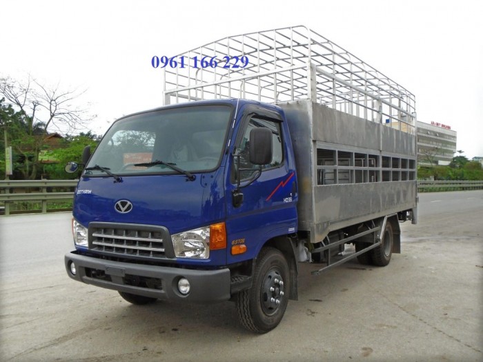 Xe Hyundai HD99 thùng chở gia súc, chở lợn, chở heo | trả trước 30%, thủ tục nhanh