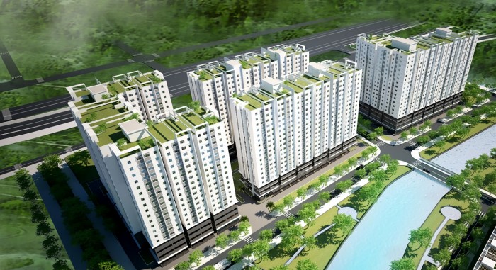 Bán gấp CH Sunview Town 59m2, 2PN, 2WC, tầng cao, giá 950 triệu (giá bao tất cả phí).