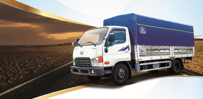 Xe tải hyundai 6tan5 mui bạt