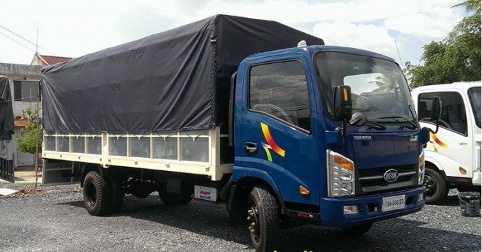Xe tải 2tấn thùng dai 6m