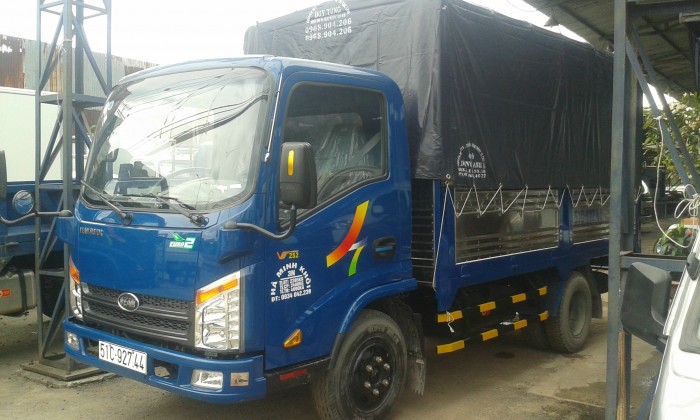 Bán Xe tải veam VT252 tải trọng 2.4 tấn vào thành phố