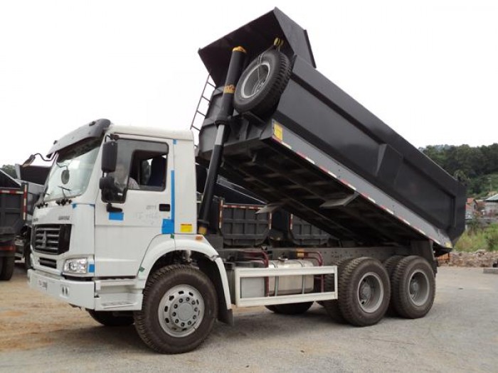 BÁN ĐẤU GIÁ tài sản 3: xe tải tự đổ CNHTC; Tải trọng hàng hóa: 23.360 kg; BKS: 14HC-001.17 (Xe đã qua sử dụng)