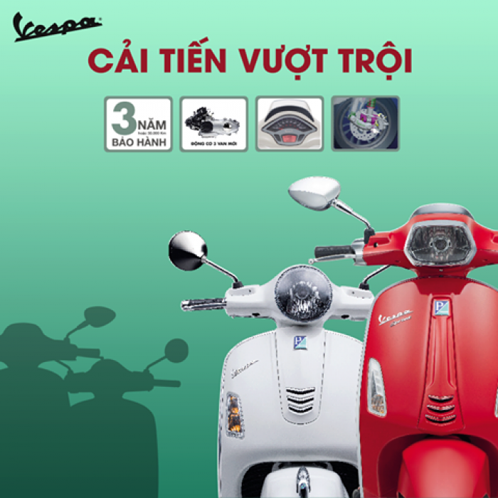 Mua Trả Góp VESPA Đường Nguyễn Oanh  