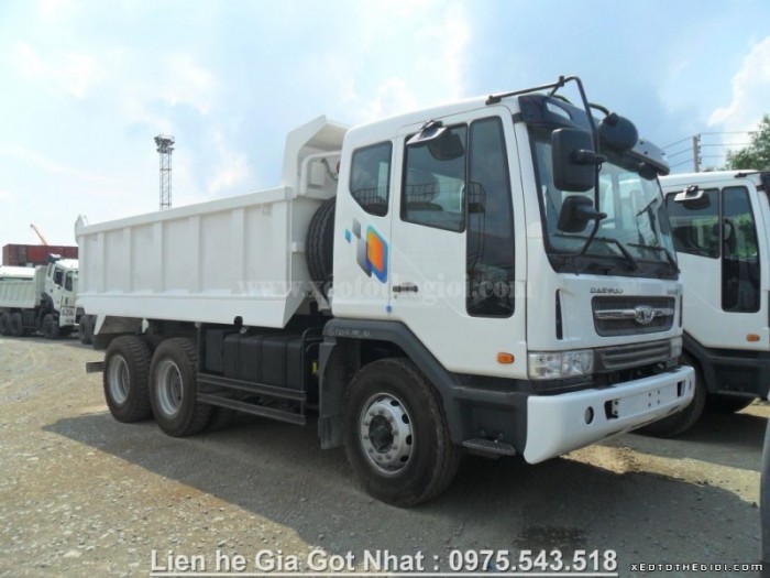 Bán xe tải tự đổ Daewoo F3DEF 7 khối, mua xe Daewoo giá rẻ