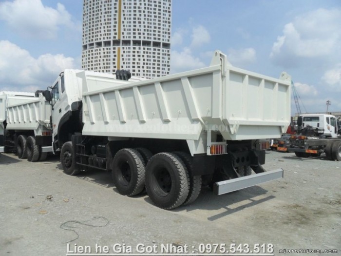 Bán Xe tải tự đổ Daewoo F3DEF thể tích thùng ben 7 m3. Giá rẻ nhất tại Tp.HCM