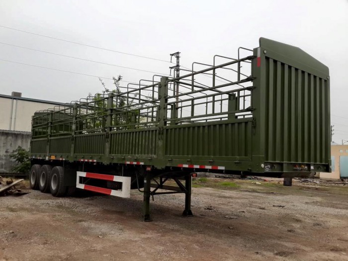 Bán xe sơ mi rơ mooc sàn bửng 40 feet 2 trục, hỗ trợ làm thủ tục, giấy tờ thời gian ngắn