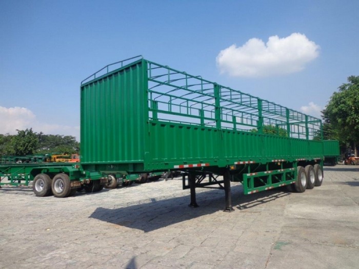 Bán xe sơ mi rơ mooc sàn bửng 40 feet 2 trục, hỗ trợ làm thủ tục, giấy tờ thời gian ngắn