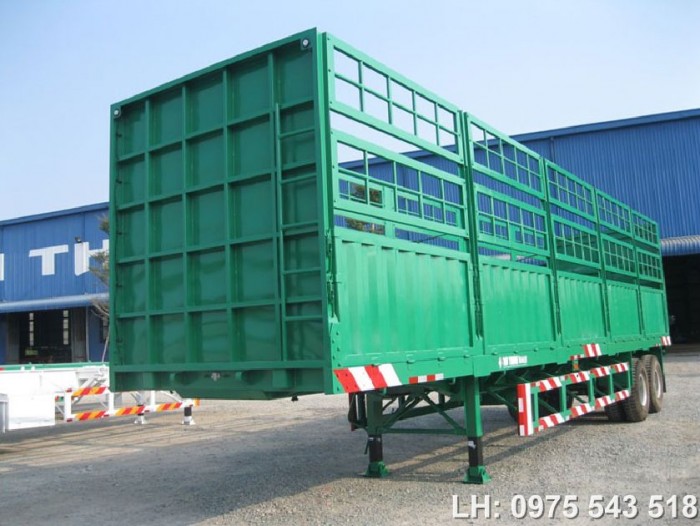 Bán xe sơ mi rơ mooc sàn bửng 40 feet 2 trục, hỗ trợ làm thủ tục, giấy tờ thời gian ngắn