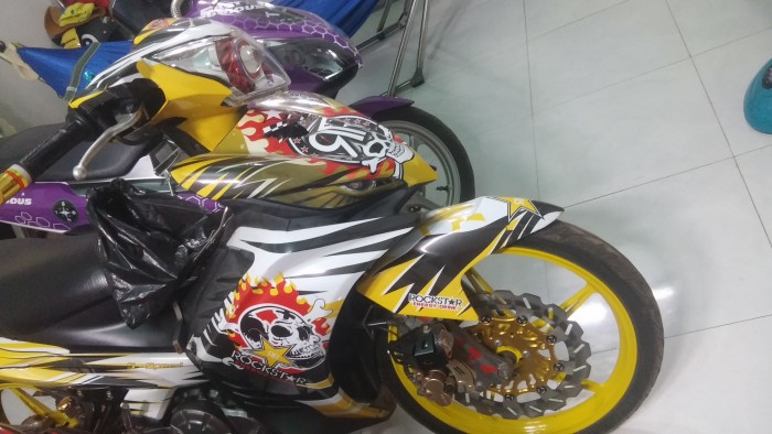 Ex135 full đèn led gương cầu trước sau