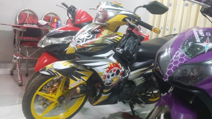 Ex135 full đèn led gương cầu trước sau