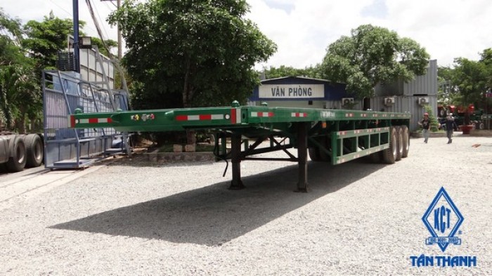 Bán trả góp sơ mi rơ mooc sàn 48 feet – 3 trục với lãi suất hấp dẫn, thấp nhất, ưu đãi nhất