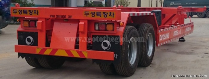 Bán xe Sơ Mi rơ Mooc xương Doosung 33 tấn, giao hàng ngay