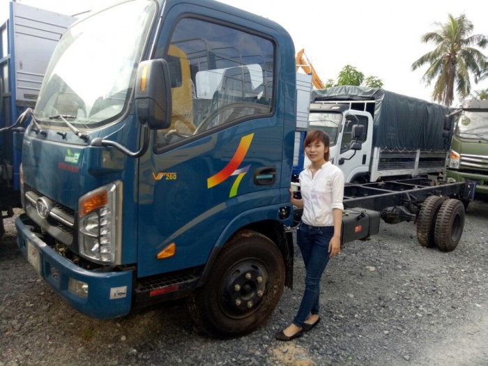 Xe tải veam vt260 2 tấn trả góp giá cực rẻ
