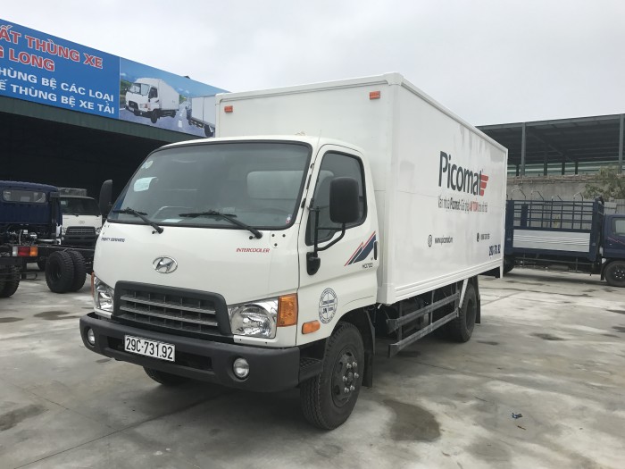 Hyundai Hd700 7.5 Tấn Đồng Vàng Thùng Kín Inox, hỗ Trợ Vay 80% Giá Trị Xe