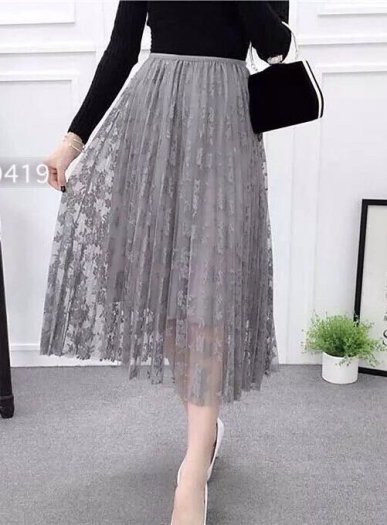 Chân váy ren xếp ly xinh xắn thời trang  Shopee Việt Nam