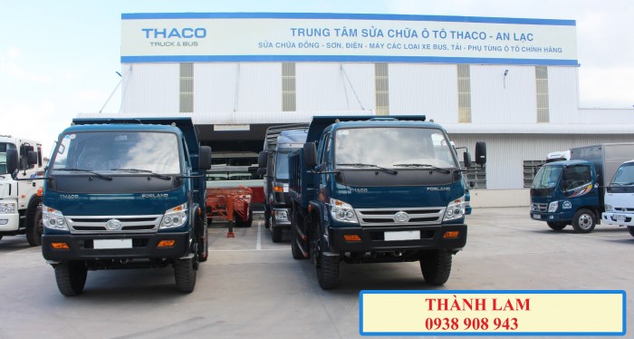 Xe ben Thaco Forland FLD600C tải trọng 6 tấn thùng chở 5 khối 5m3