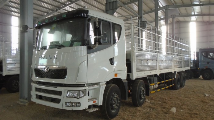 Xe Tải CAMC 4 Chân tải Trọng 17.9 tấn/ 17T9 Động Cơ Hino