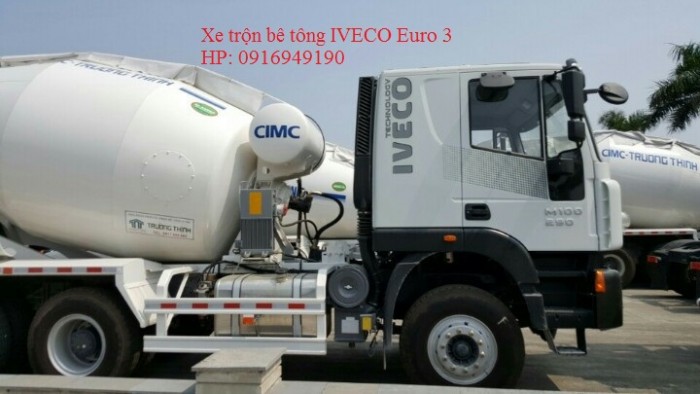 Xe trộn bê tông hongyan iveco 7m3 bồn trộn cimc