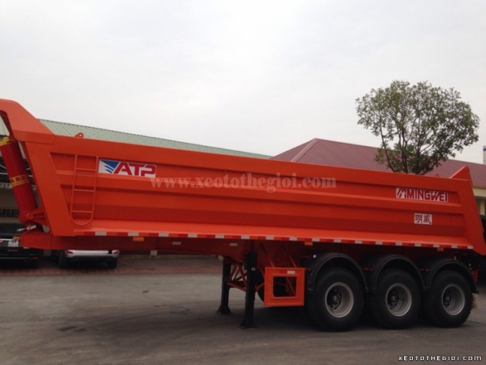 Sơmi rơ móoc ben ATP Superman 31 tấn thùng 25 khối (m3), Rơ mooc tải tự đổ ATP