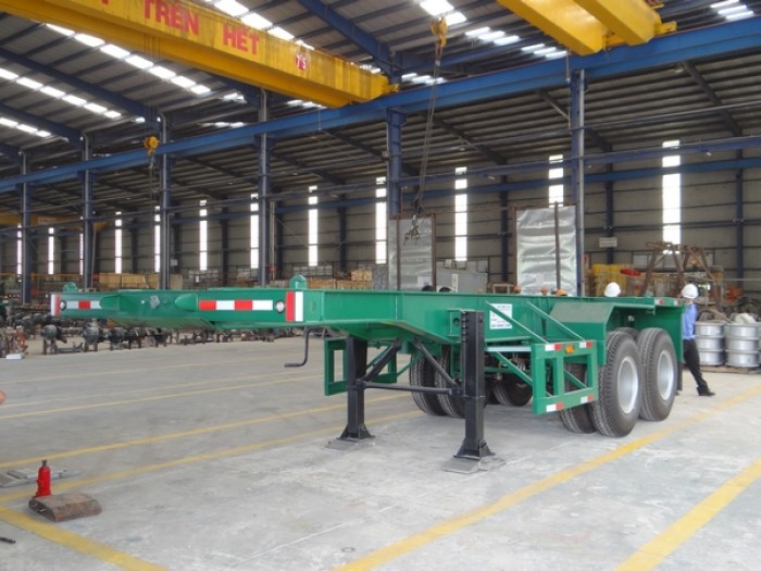 Sơ mi  Rơ Moóc XƯƠNG - Tải trọng 21,5 tấn. TÂN THANH nhập khẩu nguyên chiếc.