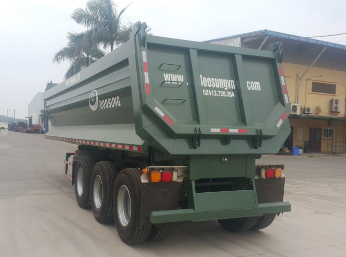 Chuyên bán Xe Sơ mi Rơ moóc ben Xilanh Hiva FC28.5 Tấn - 23 M3 giá tốt nhất, dịch vụ tốt nhất.