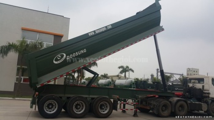 Chuyên bán Xe Sơ mi Rơ moóc ben Xilanh Hiva FC28.5 Tấn - 23 M3 giá tốt nhất, dịch vụ tốt nhất.