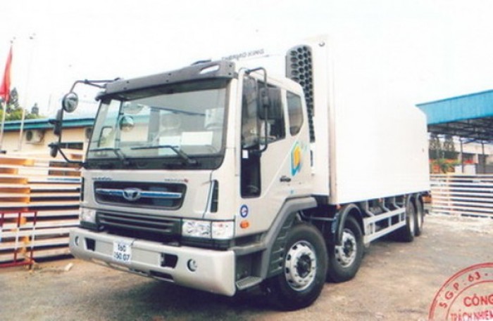 Đại lý độc quyền xe đông lạnh 4 chân Daewoo M9CEF 19 tấn, hỗ trợ trả góp lãi suất thấp