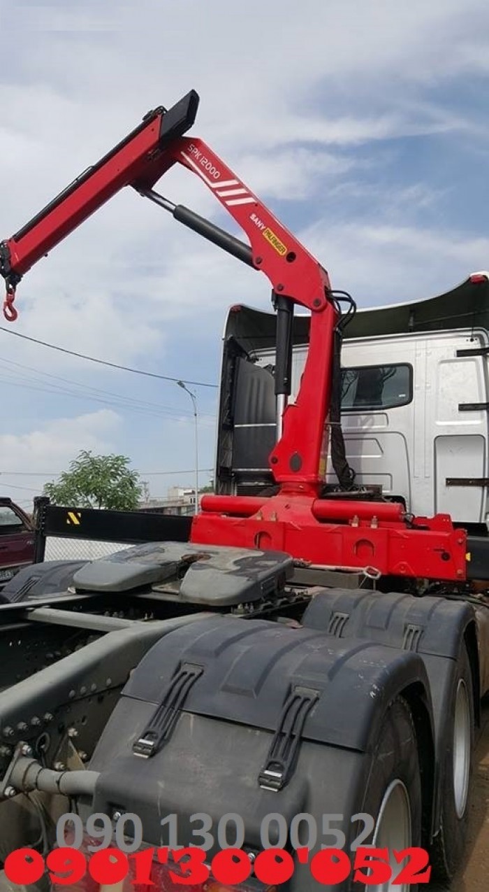 Xe đầu kéo: Hino, Fuso, Dongfeng, Hyundai, Howo Gắn Cẩu Gấp/ Xếp uy tín Sài Gòn