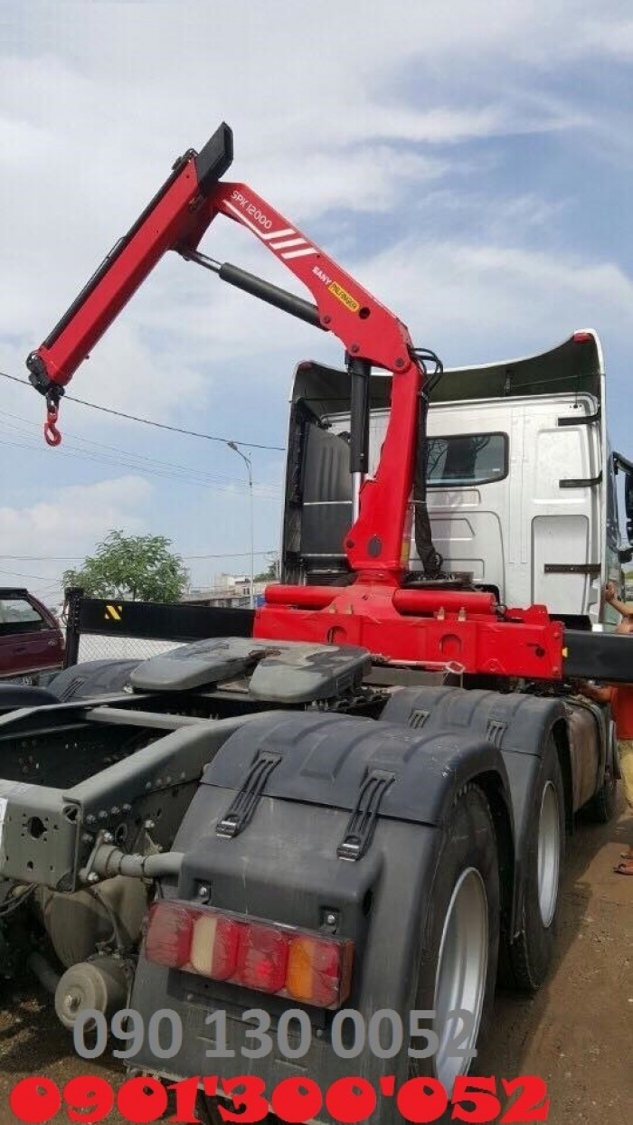 Xe đầu kéo: Hino, Fuso, Dongfeng, Hyundai, Howo Gắn Cẩu Gấp/ Xếp uy tín Sài Gòn