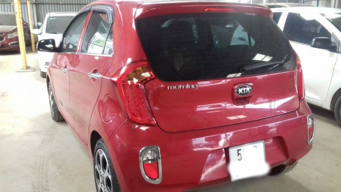 Kia morning 2015 màu đỏ bstp số tự động