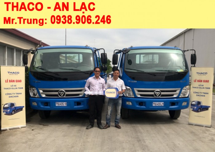 MUA BÁN XE TẢI THACO OLLIN 700B tải trọng 7 tấn