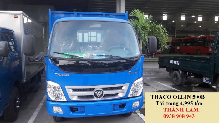 Xe tải Thaco Ollin 500B tải trọng 5 tấn thùng dài 4.3m, giá xe tải Thaco Foton 5 tấn, mua bán xe tải 5 tấn trả góp