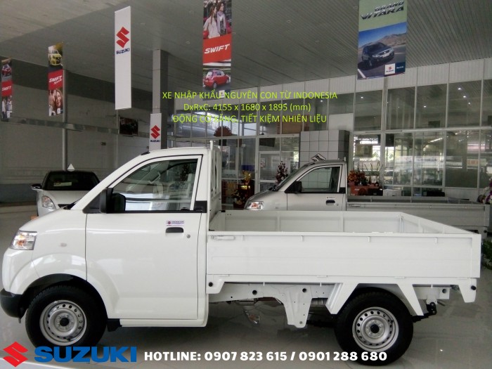 Khuyến mãi sốc đầu năm cho xe tải Carry Pro A/C thùng lững 740 kg