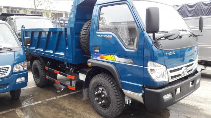 Xe ben Thaco tự đổ tải trọng 5 tấn thùng chở 4 khối, giá xe ben Thaco Forland FLD490C 5 tấn/5T thùng 4.1m3