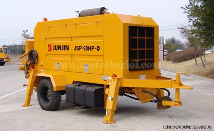 Xe Bơm bê tông tĩnh công suất 60-90m3/h Junjin JSP 90HP- D