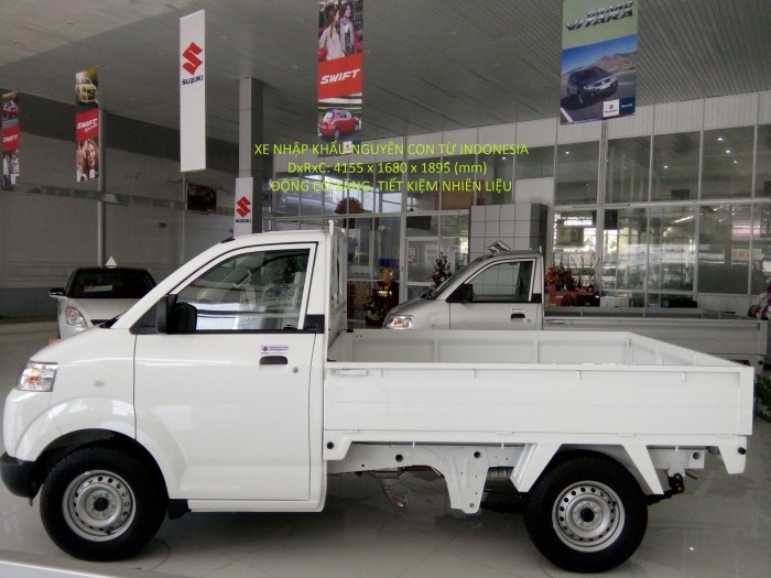 Bán xe Suzuki Carry Pro 2017 thùng lửng 740 kg giá rẻ nhất miền nam