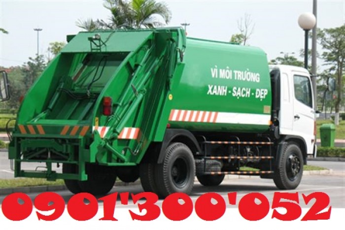 Xe Tải Ép Rác HINO 15 Khối - 8 Tấn