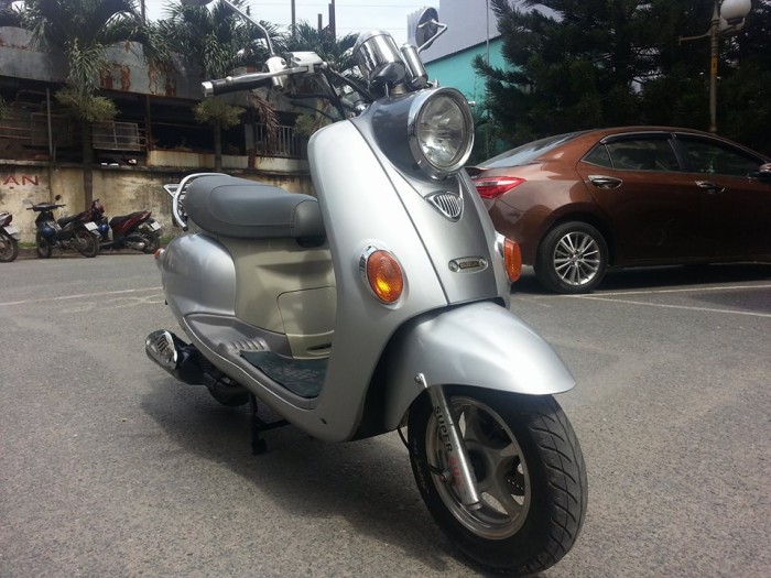 Suzuki Bella 125 Xám Bạc Kiểu Dáng Mio Classico Tuyệt Đẹp