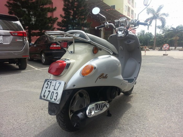 Suzuki Bella 125 Xám Bạc Kiểu Dáng Mio Classico Tuyệt Đẹp