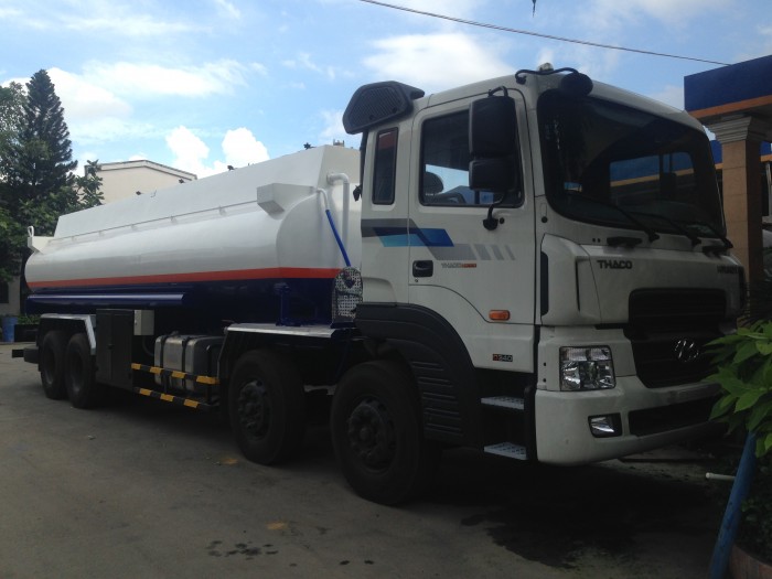 Xe chở xăng dầu hyundai nhập khẩu 4 chân 21 khối