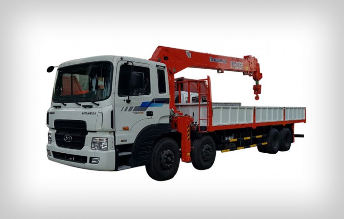 Xe cẩu hyundai nhập khẩu sức năng từ 5-12,5 tấn