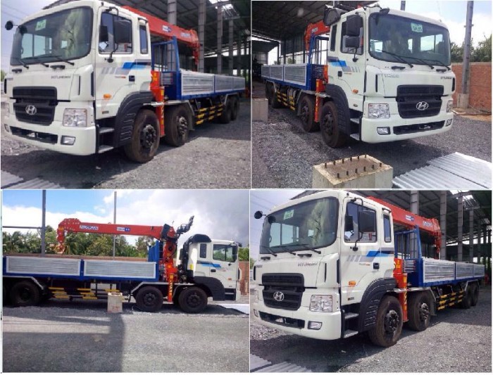 Xe cẩu hyundai nhập khẩu sức năng từ 5-12,5 tấn