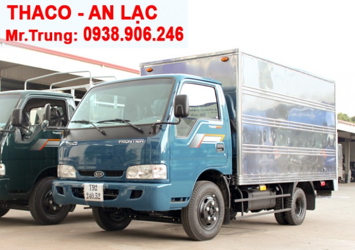 Xe tải Kia Thaco K165s tải trọng 2T4 - được phép lưu thông vô Tp | Long An - HCM