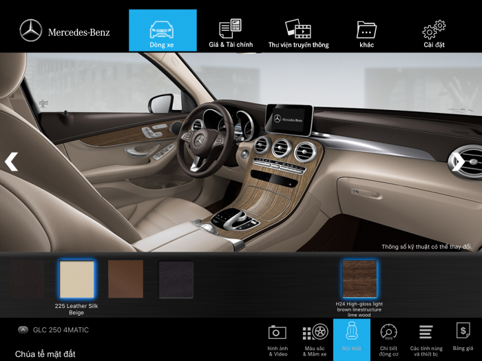 Khuyến mãi Mercedes GLC 300 Đen-Kem 2017 - có 1 xe -giao xe ngay