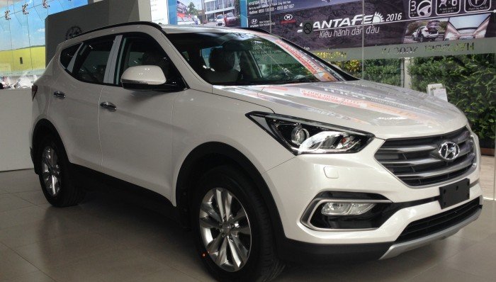 Hyundai Santafe 7 chỗ máy dầu 2017, mới nhất, giá ưu đãi nhất tại Bà Rịa Vũng Tàu