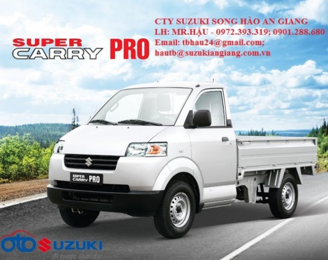 Bán xe tải suzuki carry pro ac 750kg đời 2017