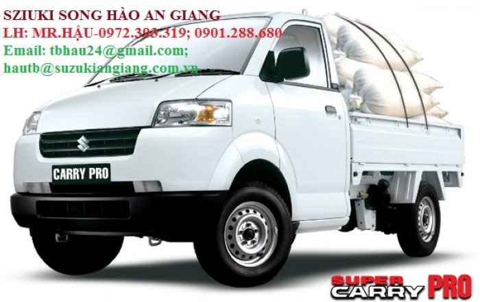 Bán xe tải suzuki carry pro ac 750kg đời 2017